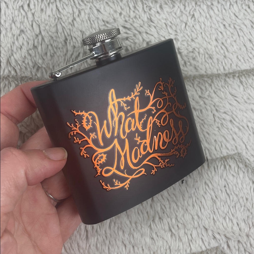 What Madness Stainless Steel 5 oz Flask